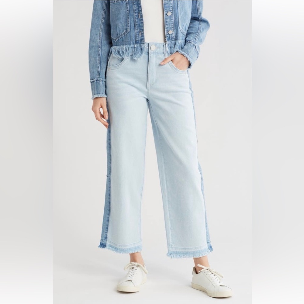 Democracy Relaxed Straight Leg Jeans (Powder Blue) 14